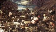Jacopo Bassano Noah's Sacrifice oil painting on canvas
